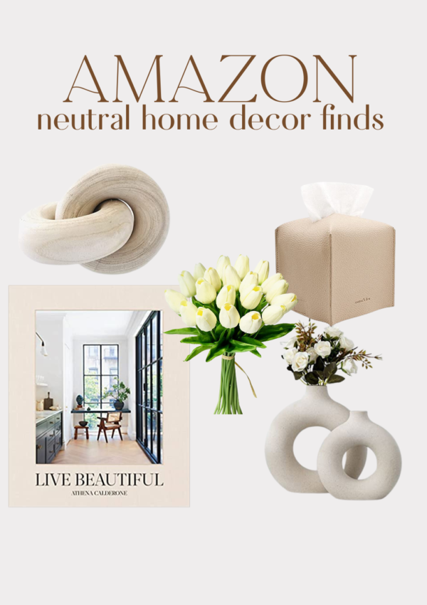 Amazon Neutral Home Decor Finds