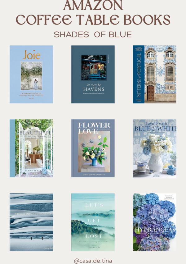 Weekly Roundup: Shades of Blue Amazon Coffee Table Books