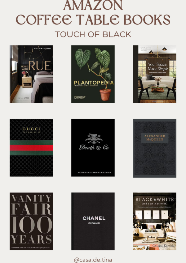 Weekly Roundup: Amazon Coffee Table Books with a Touch of Black