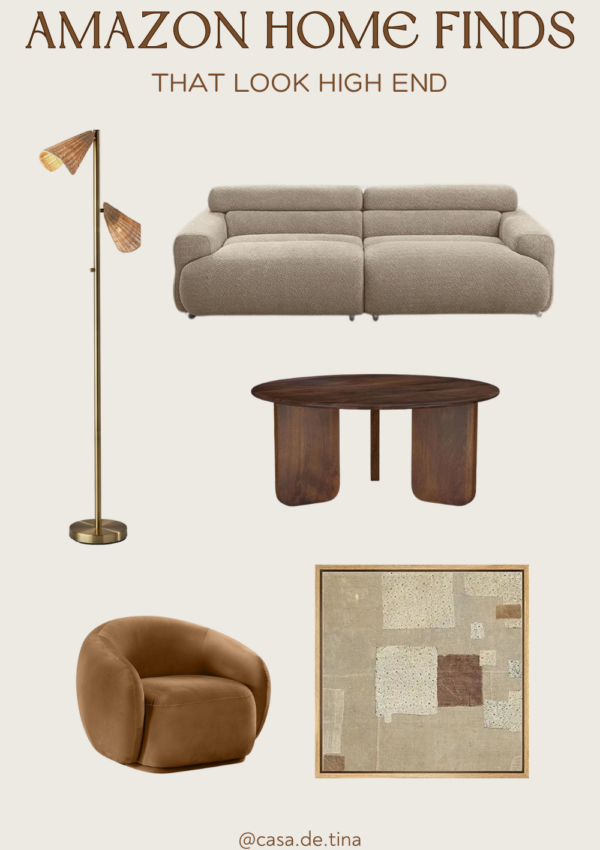 Weekly Roundup: Amazon Home Finds for a Neutral Japandi Living Room