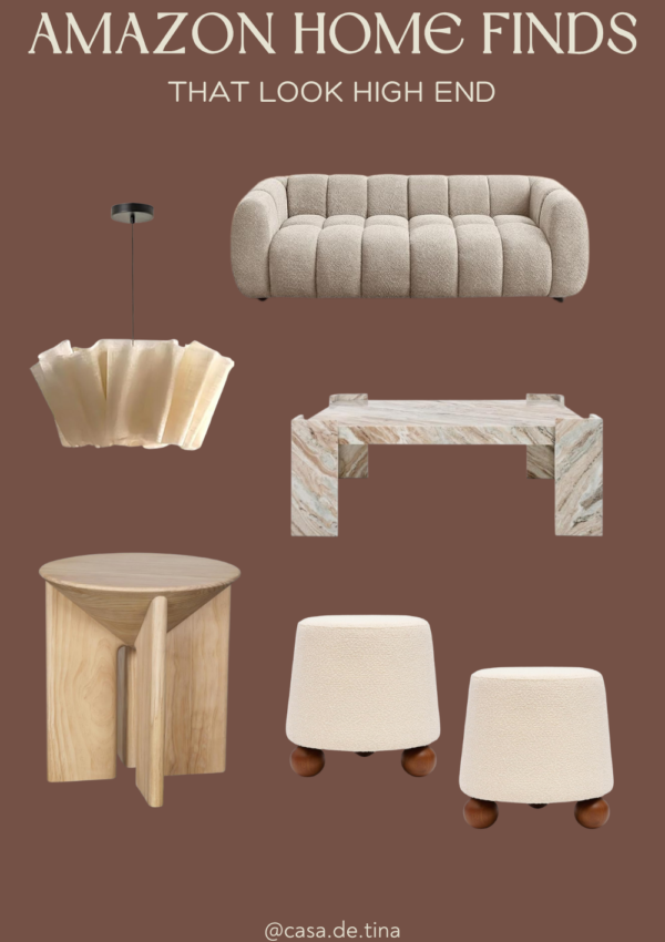 Weekly Roundup: Modern Amazon Home Finds for a Luxe Living Room