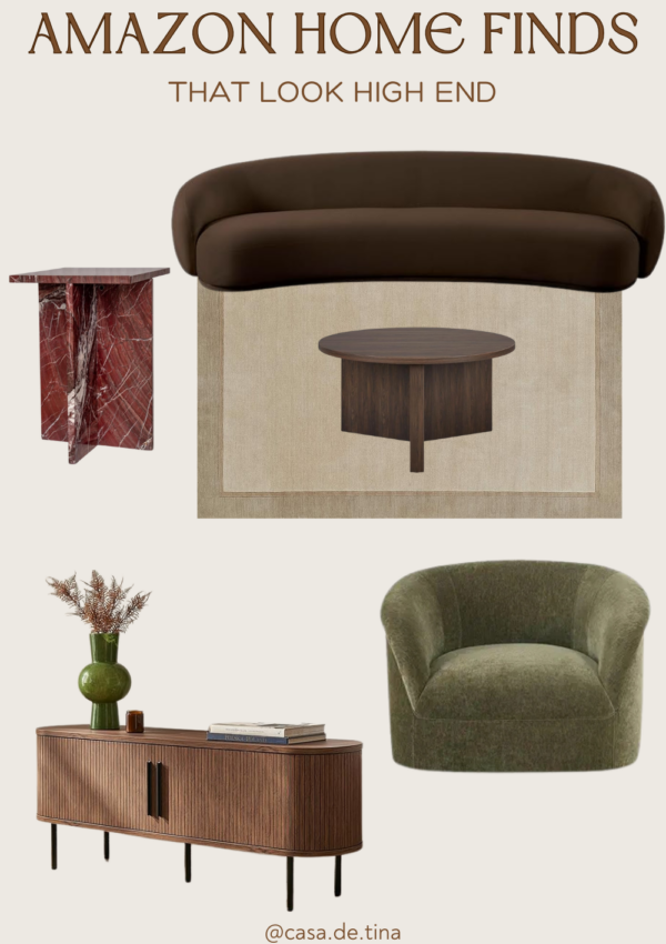 Weekly Roundup: Amazon Home Finds for a Luxe Living Room