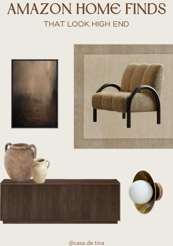 Weekly Roundup: Amazon Home Finds for a Sophisticated Living Room